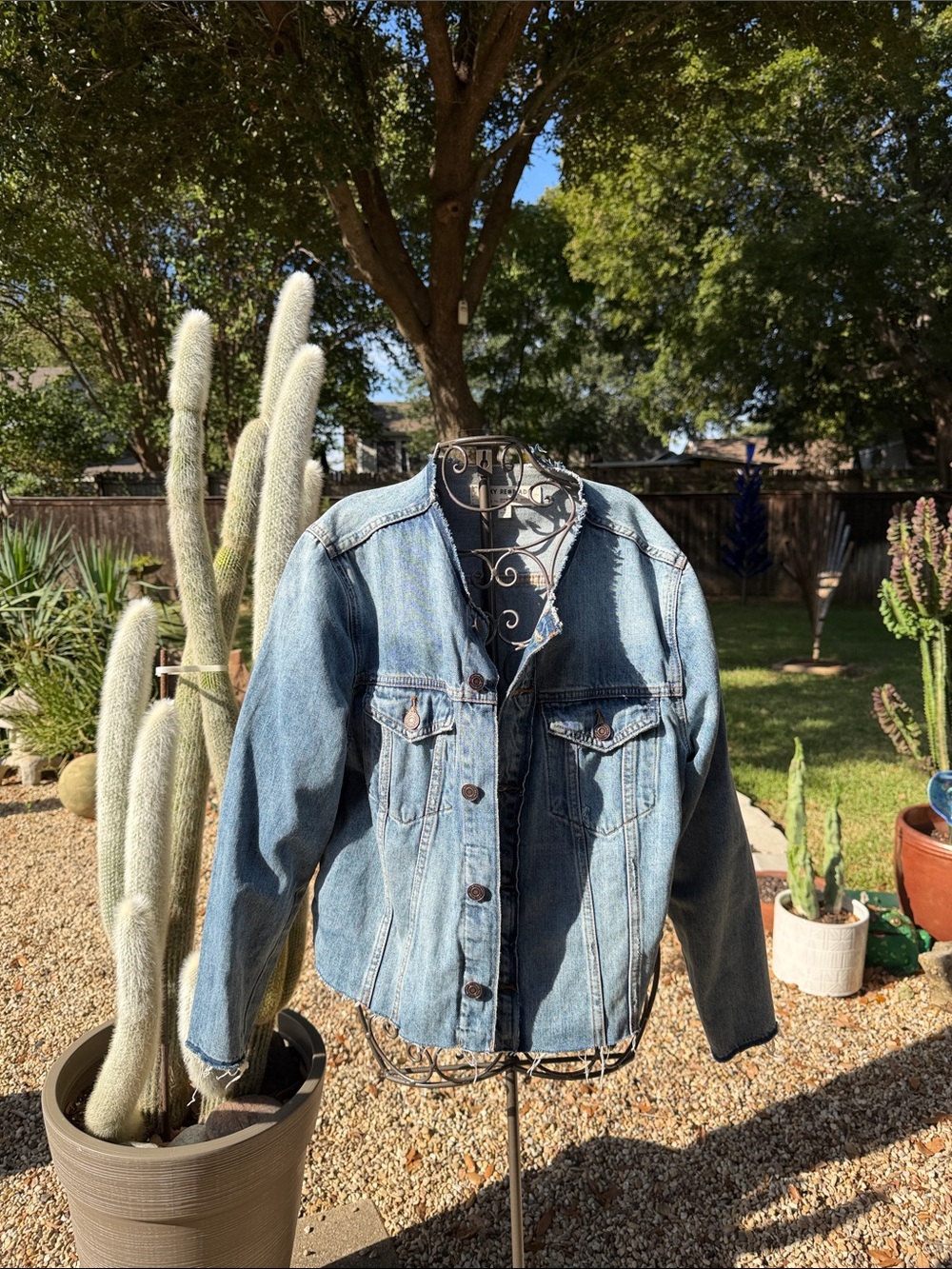 Lucky Brand Light Blue Denim Jean Jacket